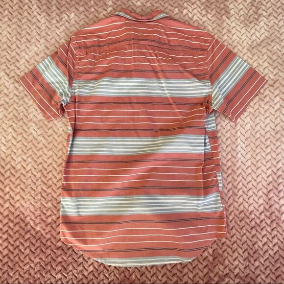 NEW Quiksilver Striped Button Down Shirt Mens Size S - Picture 6 of 6